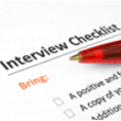 Checklist for a successful interview